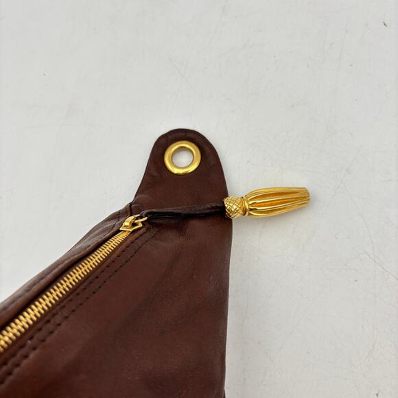 Vintage Bottega Veneta Brown Belt Bag Fanny Pack Women's - Picture 5 of 13